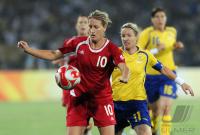 FUSSBALL  Olympia 2008   Vorrunde  Frauen   Schweden - Kanada
