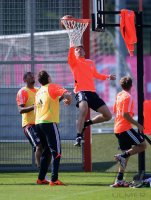 Fussball 1. Bundesliga, Saison 2012/2013:  Training beim FC Bayern Muenchen