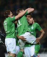 Fussball 1. Bundesliga  Saison 11/12:  SV Werder Bremen - Borussia Moenchengladbach