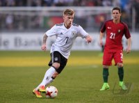 Fussball U 21 Laenderspiel: Deutschland - Portugal