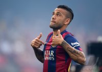 FUSSBALL International 2014/2015: Daniel Alves (Barca)