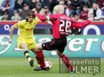 Fussball 1. Bundesliga: Leverkusen - Dortmund, Zweikampf