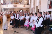 Doppel-Jubilaeum 200 Jahre Schlosskauf / 250 Jahre Kirchweihe St.-Martinus-Kirche in Hirrlingen (Kreis Tuebingen)