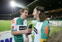 Fussball, 1. Bundesliga: Bremen - Aachen