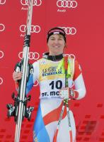 SKI Weltcup  Damen  ST.Moritz;  Abfahrt     Fabienne Suter (SUI)