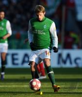 FUSSBALL, 1. BUNDESLIGA, 25. Spieltag: Bremen, HUNT Einzelaktion