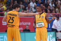Basketball 1. Bundesliga 15/16 Hauptrunde: Walter Tigers Tuebingen - BG Goettingen