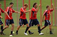 Fussball 1. Bundesliga: Training beim FC Bayern Muenchen