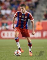 FUSSBALL 1. Bundesliga 14/15 Testspiel: Robert Lewandowski (FC Bayern Muenchen)