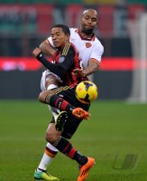FUSSBALL SERIE A 2013/2014:  AC Mailand - AS Rom