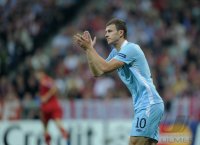 Fussball CHL  Saison 2011/2012:  Edin Dzeko (Manchester City)