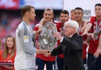 Fussball 1. Bundesliga Saison 17/18: Meister FC Bayern Muenchen