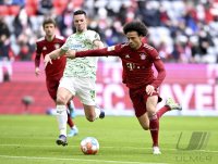 Fussball 1. Bundesliga Saison 21/22: FC Bayern Muenchen - SpVgg Greuther Fuerth