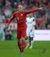 FUSSBALL DFB POKAL  Saison 2012/2013:  FC Bayern Muenchen - VfL Wolfsburg