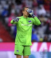 Fussball 1. Bundesliga Saison 21/22: FC Bayern Muenchen -  Hertha BSC Berlin