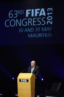 FUSSBALL 63. FIFA  Kongress auf Mauritius 2013: FIFA Praesident Joseph S. Blatter (Schweiz)