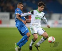 Fussball 1. Bundesliga  2012/2013:  TSG 1899 Hoffenheim - VfL Wolfsburg