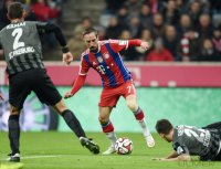 Fussball 1. Bundesliga Saison 14/15: FC Bayern Muenchen - SC Freiburg