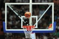 Basketball Nationalmannschaft 2011/2012 : Ball im Korb