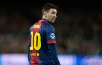 FUSSBALL INTERNATIONAL CHL ACHTELFINALE 12/13:  Lionel Messi (Barca)
