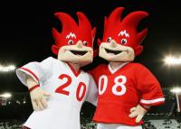 FUSSBALL EM 2008, Maskottchen Trix und Flix