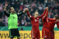 Fussball Saison 2012/2013: DFB Pokal:  FC Bayern Muenchen - 1 FC Kaiserslautern