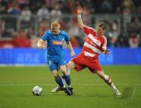 Fussball 1. BL Bayern-Hoffenheim; Zweikampf
