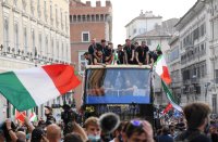 Fussball EURO 2021 Finale, Europameister Italien feiert in Rom den Titel