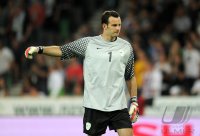 Fussball International  EM Qualifikation:  Samir HANDANOVIC (Slowenien)