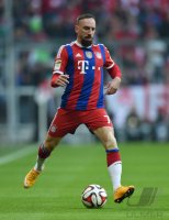 Fussball 1. Bundesliga Saison 14/15: Franck Ribery (FC Bayern Muenchen)