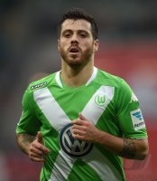 Fussball, 1. Bundesliga  Saison 2014/2015: VfL Wolfsburg - SC Freiburg