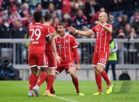 Fussball 1. Bundesliga Saison 17/18: FC Bayern Muenchen - 1. FSV Mainz 05