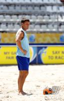 Training of Solomon Island National Beach Soccer Team