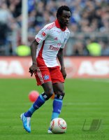 Fussball, 1. Bundesliga, Saison 2010/2011: Hamburger SV, PITROIPA am Ball