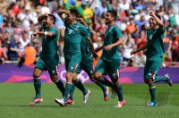 FUSSBALL Olympia 2012 FINALE: Brasilien - Mexiko