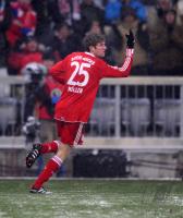 Fussball DFB Pokal : JUBEL von Thomas Mueller (FCB)