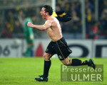 Fussball DFB-Pokal: Aachen - Gladbach, Jubel Aachen