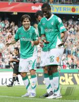 Fussball 1. Bundesliga: Bremen - Frankfurt