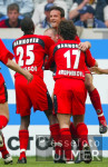 Fussball 1. Bundesliga: Schalke - Hannover, Jubel Hannover