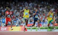 LEICHTATHLETIK  Olympia 2008 100 M Maenner Finale