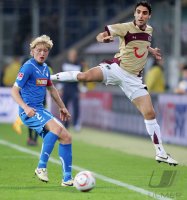 Fussball 1. Bundesliga  Saison 2010/2011:  TSG 1899 Hoffenheim - Hannover 96