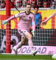 Fussball 1. Bundesliga  Saison  2025/2026  28. Spieltag SC Freiburg - FC Bayern Muenchen