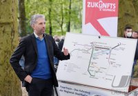 Bundestagswahl 2021 in Tuebingen: Tuebinger Oberbuergermeister Boris Palmer (Die Gruenen)