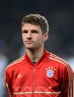FUSSBALL INTERNATIONAL CHL ACHTELFINALE 12/13: Thomas Mueller (FC Bayern Muenchen)