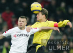 Fussball 1. Bundesliga: Dortmund - Gladbach, Zweikampf