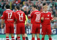 Fussball, 1. Bundesliga: Bremen - Bayern