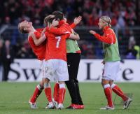 Fussball WM  2010  Qualifikation:  JUBEL Schweiz
