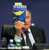Fussball International: FIFA Pressekonferenz  Joseph S. Blatter