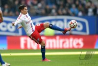 Fussball, 1. Bundesliga  Saison 2014/2015: Hamburger SV - Borussia Moenchengladbach