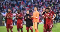 Fussball 1. Bundesliga Saison 21/22: FC Bayern Muenchen -  TSG 1899 Hoffenheim